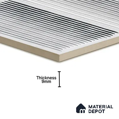 Highlighter Tiles  Tile TL 07240 B Carvino 8002 GLM (Silver) 1 ft x 1 ft Ceramic Matte Finish - 9 mm  | 2 mm Spacer is Mandatory (Sample)
